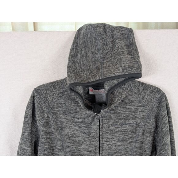Free Country Full Zip Hooded Fleece Jacket Gray Women's Size Large - Picture 2 of 12